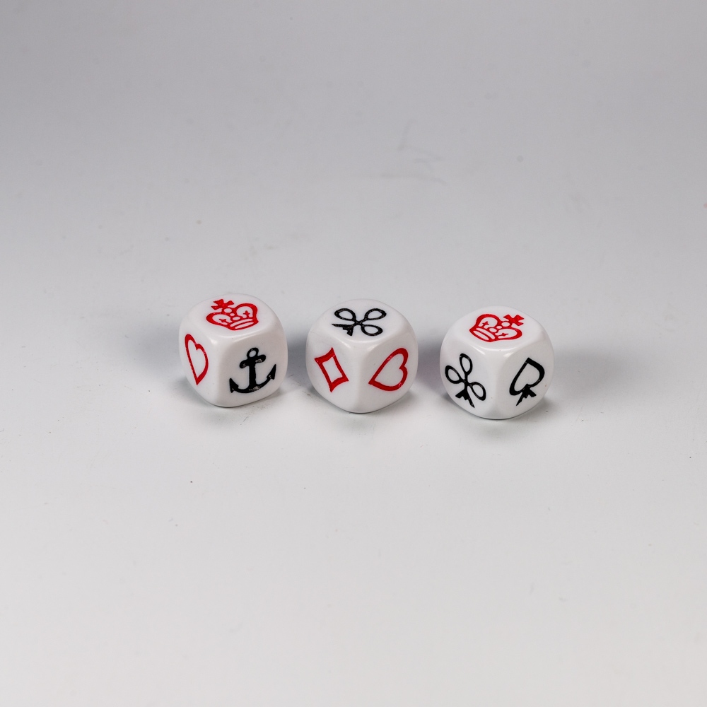 Crown & Anchor Dice Set